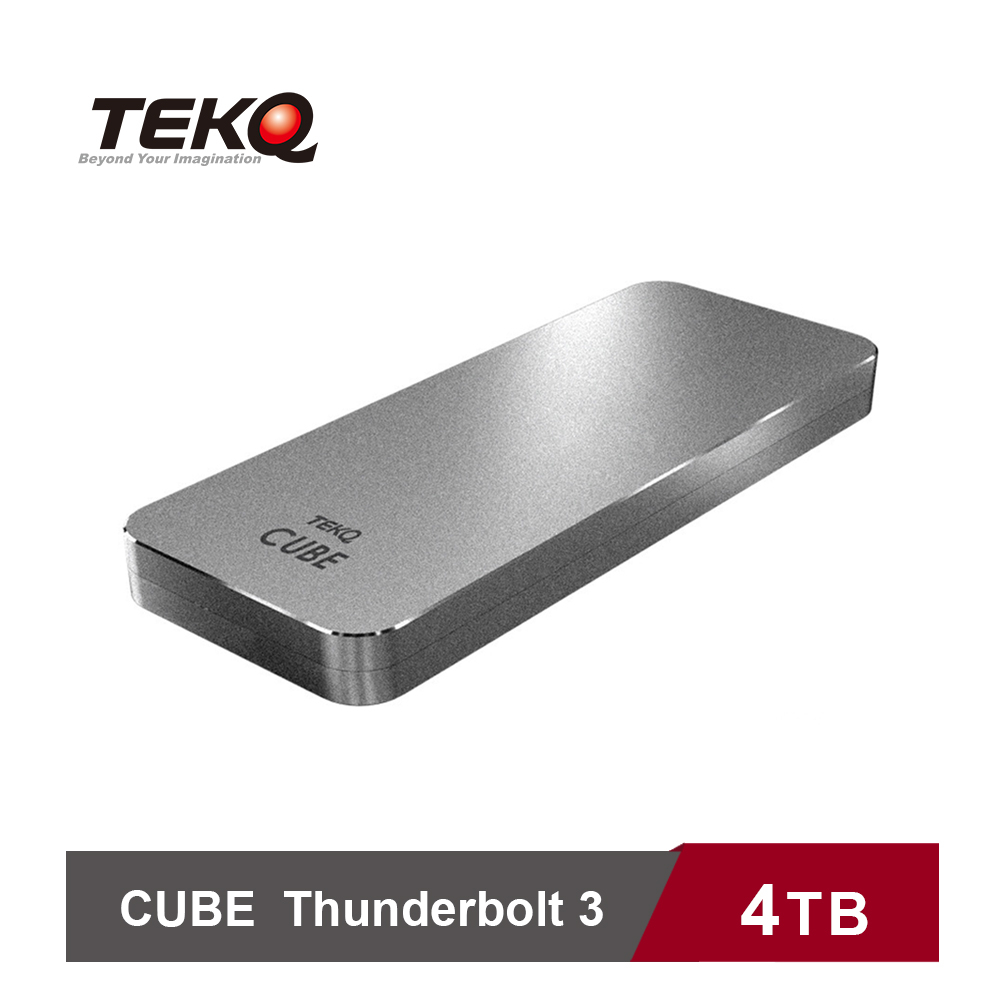 【TEKQ】CUBE  Thunderbolt 3 M.2 SSD 外接硬碟- 2TB / 4TB