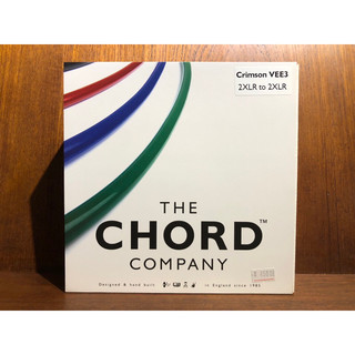 [ 沐耳 ] 英國 The Chord Company 立體平衡訊號線Crimson VEE3（NEUTRIK XLR）
