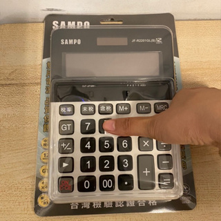 SAMPO聲寶12位元加值稅專用計算機商用會計財務雙用電源桌上型計算器(19*14/4718060489876)