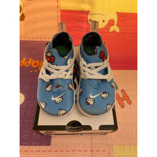 ［二手］Hello Kitty x Nike Air Presto QS 藍白色X聯名童鞋