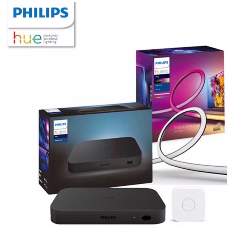 Philips Hue系列 智慧照明LED 全彩情境 Hue Play漸變全彩情境燈帶 電視娛樂組