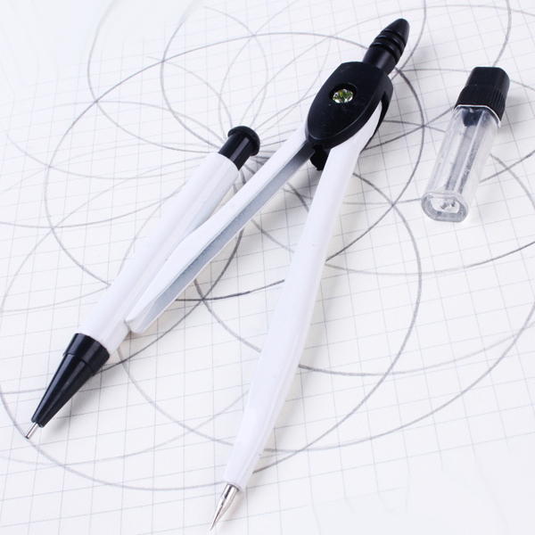 圓規自動鉛筆 製圖工具 繪畫設計圓規 廣告筆 學生數學教具文具 贈品禮品 A6050