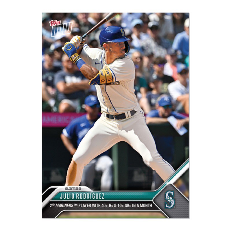 「85 Cards」水手隊 明星 Julio Rodríguez - 2023 MLB TOPPS NOW®Topps