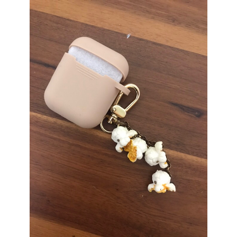 airpods1-2代通用耳機殼 奶茶爆米花🍿️款式（二手）