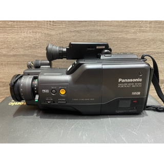 Panasonic NV-M10 VHS 錄影帶攝影機 懷舊攝影機 VHS攝影機 拍戲道具 造型背景 收藏擺飾 零件機