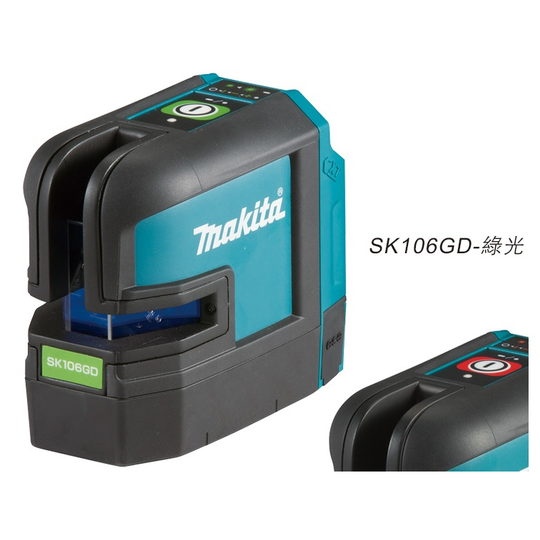 日本牧田MAKITA-SK106GD-綠光 充電式墨線儀