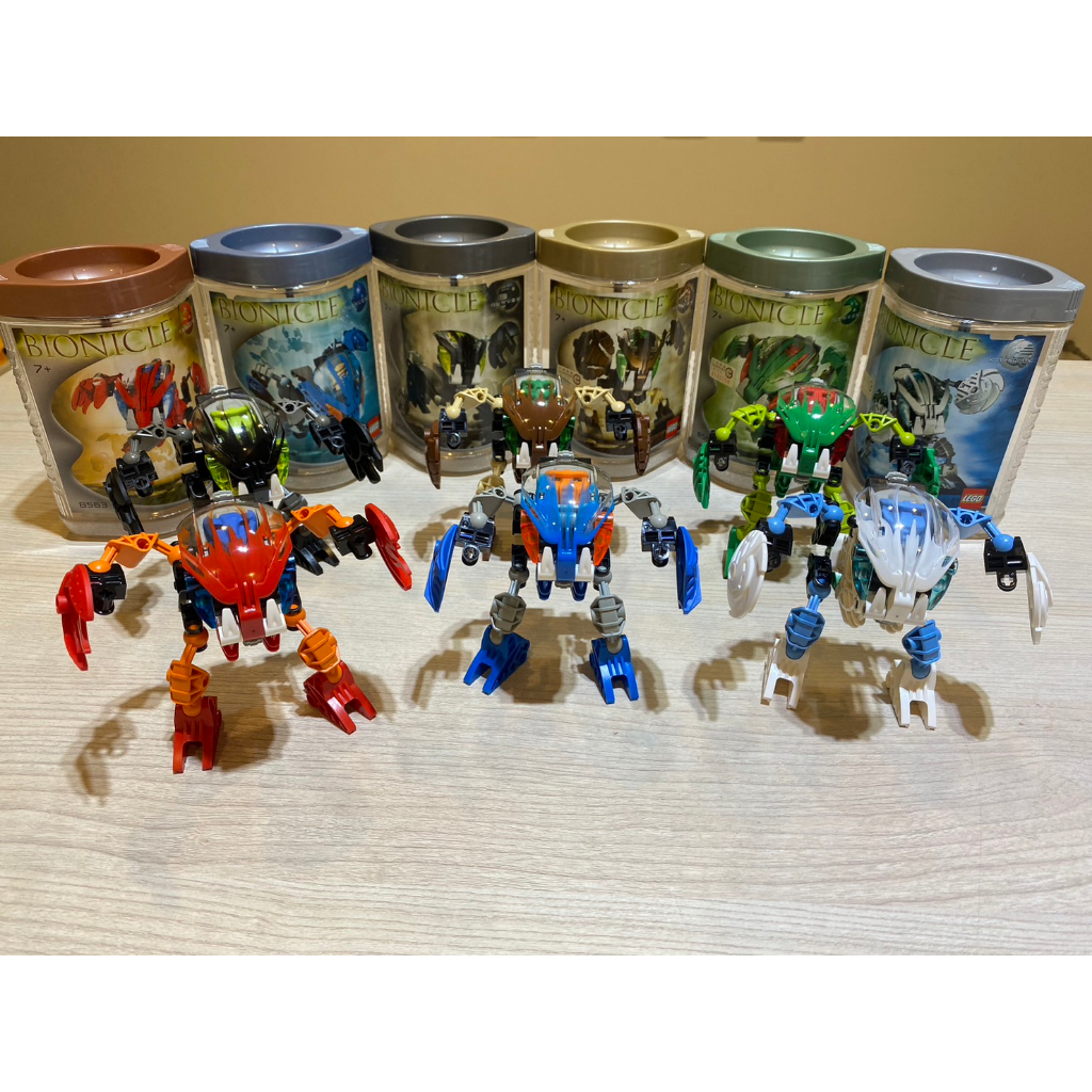 LEGO BIONICLE 生化戰士 8560-8565 6隻 絕版品不拆賣