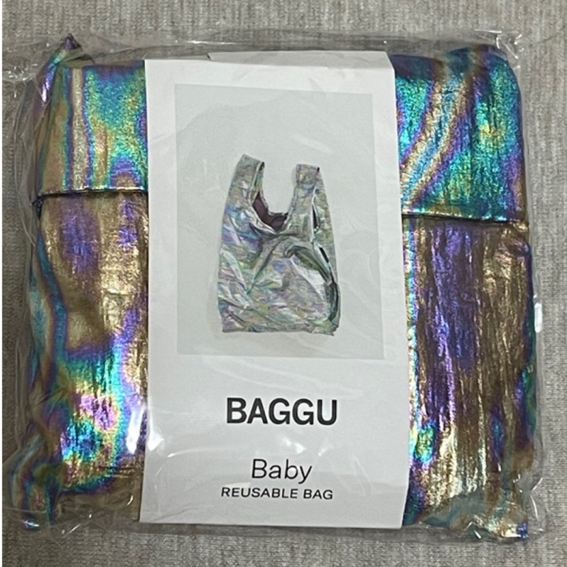 美國BAGGU購物包 S 金屬色
