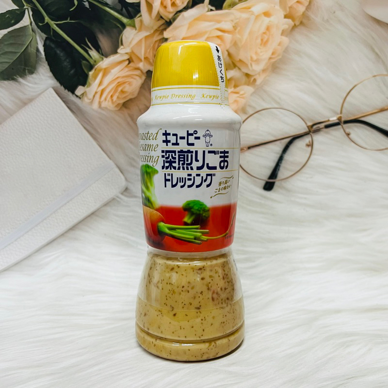 日本 QP沙拉醬 深煎芝麻風味 180ml/380ml 芝麻沙拉醬 深煎芝麻醬