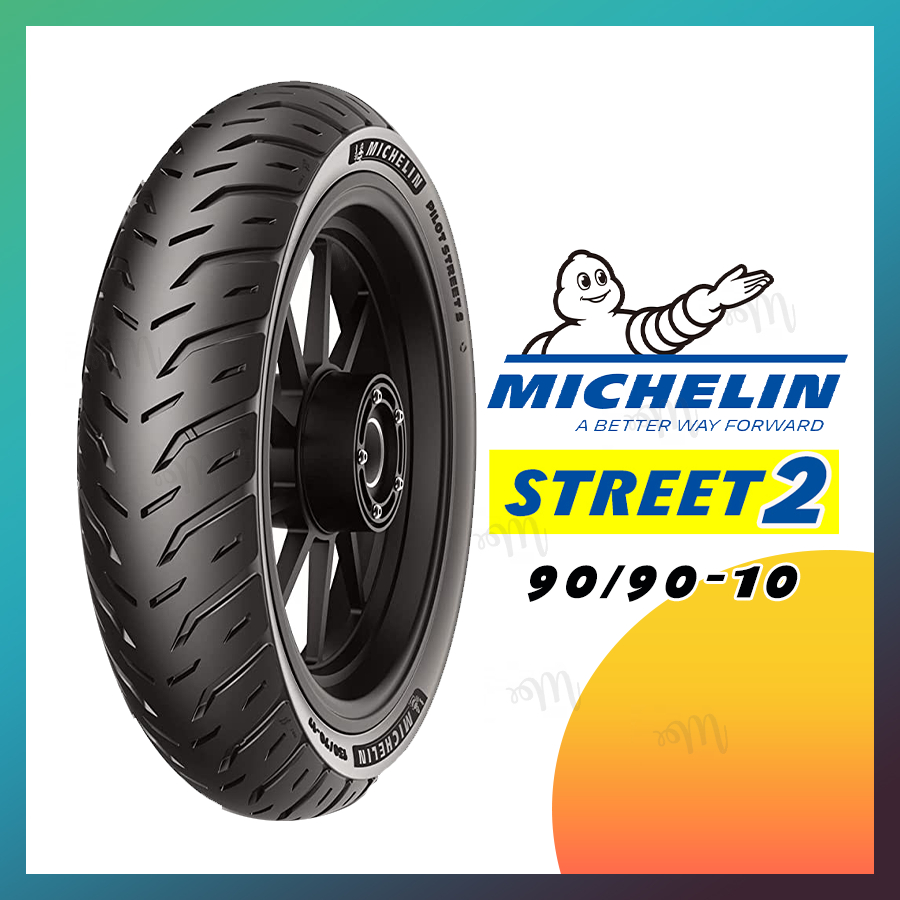【MAY.MAY 輪胎】米其林 Michelin Pilot Street2 90/90-10 機車輪胎