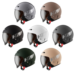 【ZEUS瑞獅】ZS 391 A29 素色 半罩式 3/4罩安全帽 太空帽 ZS391
