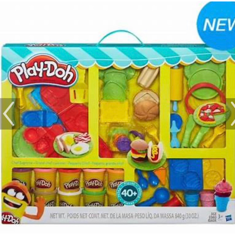 培樂多小廚師創意黏土組 10色入 9成新Play-Doh