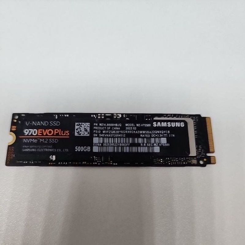 samsung 970 evo plus 970evoplus 500gb 二手 SSD