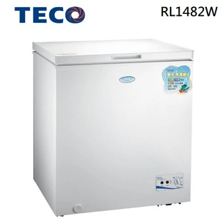 【TECO東元】RL1482W 149公升 上掀式臥式冷凍櫃