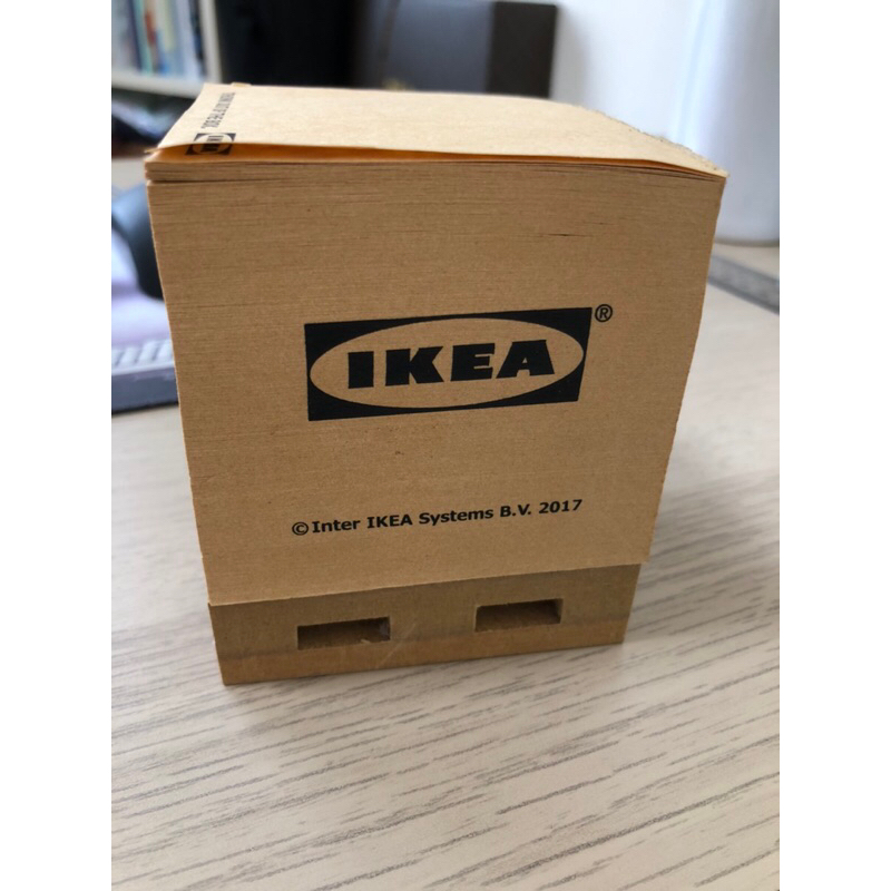 IKEA 木棧板 便條紙(紙張尺寸7*7cm) 絕版品 memo紙