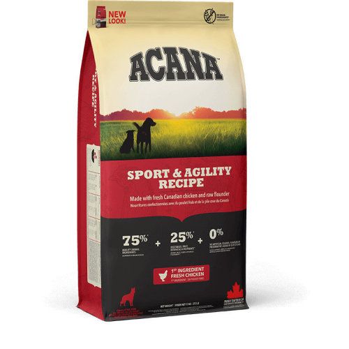 免運【愛肯拿 ACANA】 能量犬無穀配方狗飼料17KG