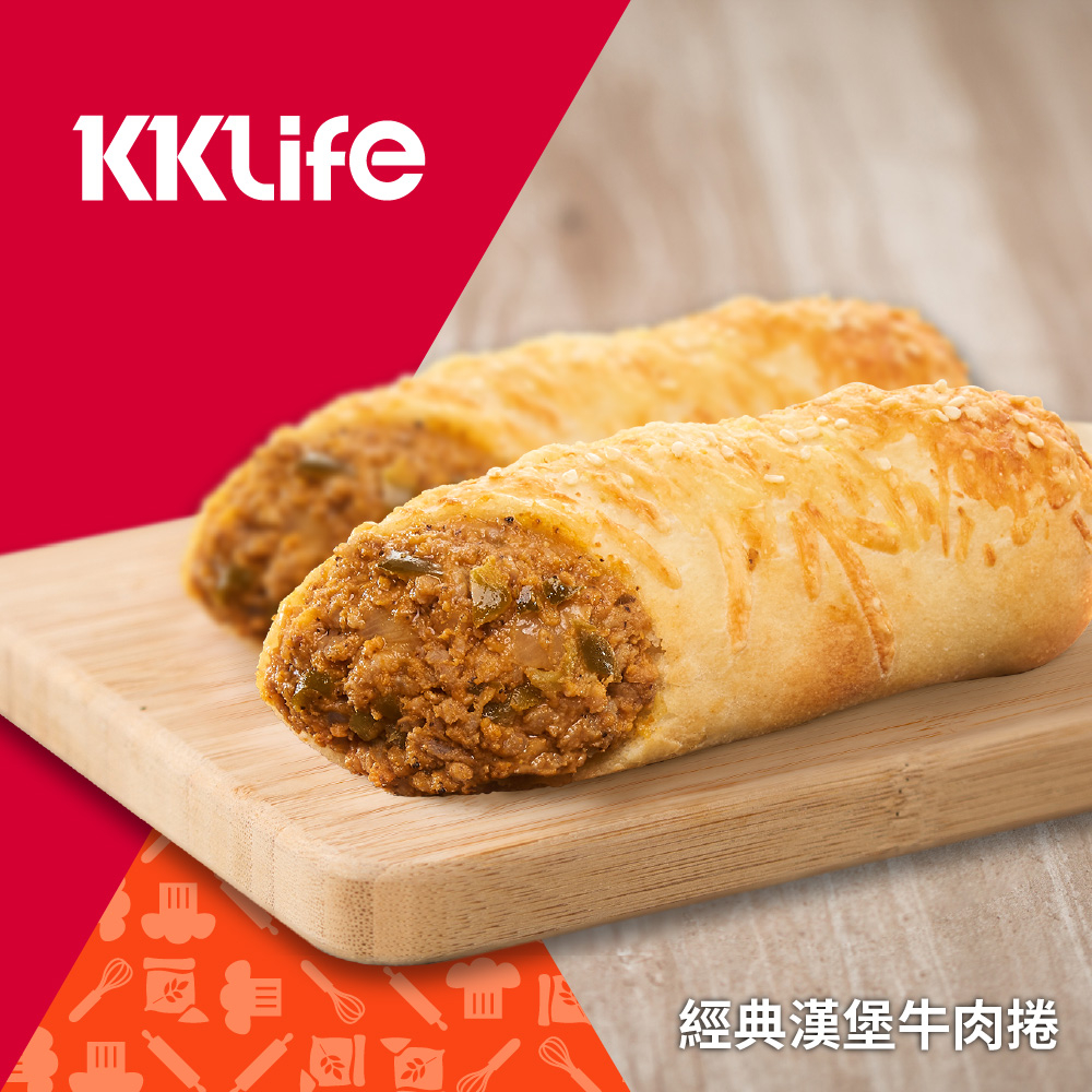 【KKLife】經典漢堡牛肉捲 (180g/包)