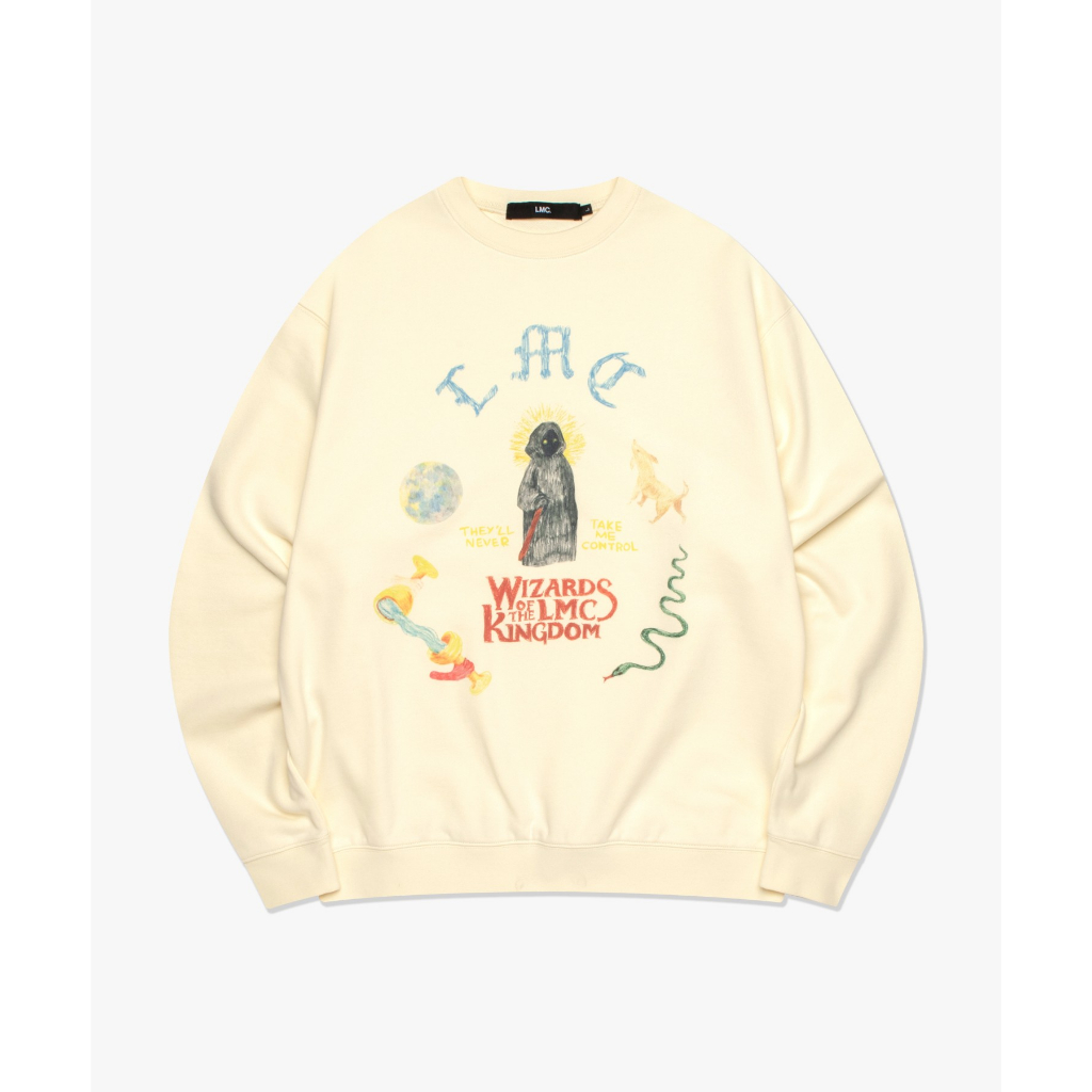 LMC 授權正品 23秋冬新款 CRAYON WIZARD SWEATSHIRT 衛衣 大學T 韩国品牌