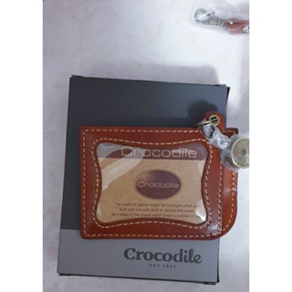 Crocodile 鱷魚皮件 真皮皮件 識別證卡片套ID 名片卡片夾