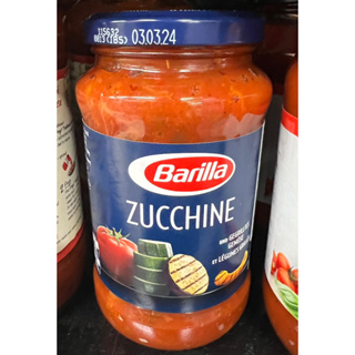 Barilla櫛瓜番茄義大利麵醬/羅勒番茄義大利麵醬400g/罐