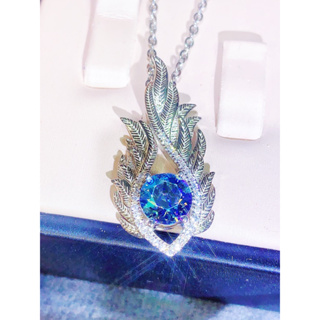 SWB Queen 採用施華洛世奇水晶製成⭐️火焰之心⭐️925純銀飾品 獨家設計款 純銀項鍊 造型項鍊