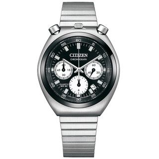 【CITIZEN 星辰】Chronograph 50週年 牛頭錶 熊貓計時手錶 AN3660-81E 38mm 現代鐘錶