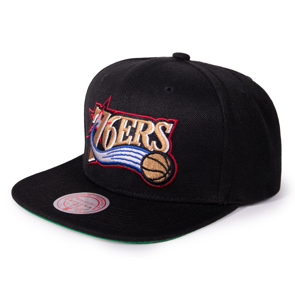 NBA Side Jam Snapback HWC 經典平帽沿 76人 黑