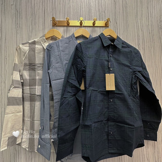 Burberry 襯衫 丹寧藍襯衫｜灰白格紋｜藍綠格紋