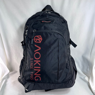 AOKING 都會後背包 BAG-022-SN96200-BK典雅黑 15.6吋筆電後背包 防潑水、減壓背帶、超透氣背墊