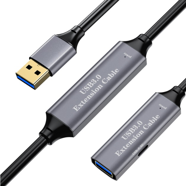 【勁昕科技】USB3.0公對母延長線硬碟4K會議攝像頭連接線監控線10米