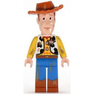 玩樂趣 LEGO樂高 7596 Woody-髒污版 二手人偶 toy013