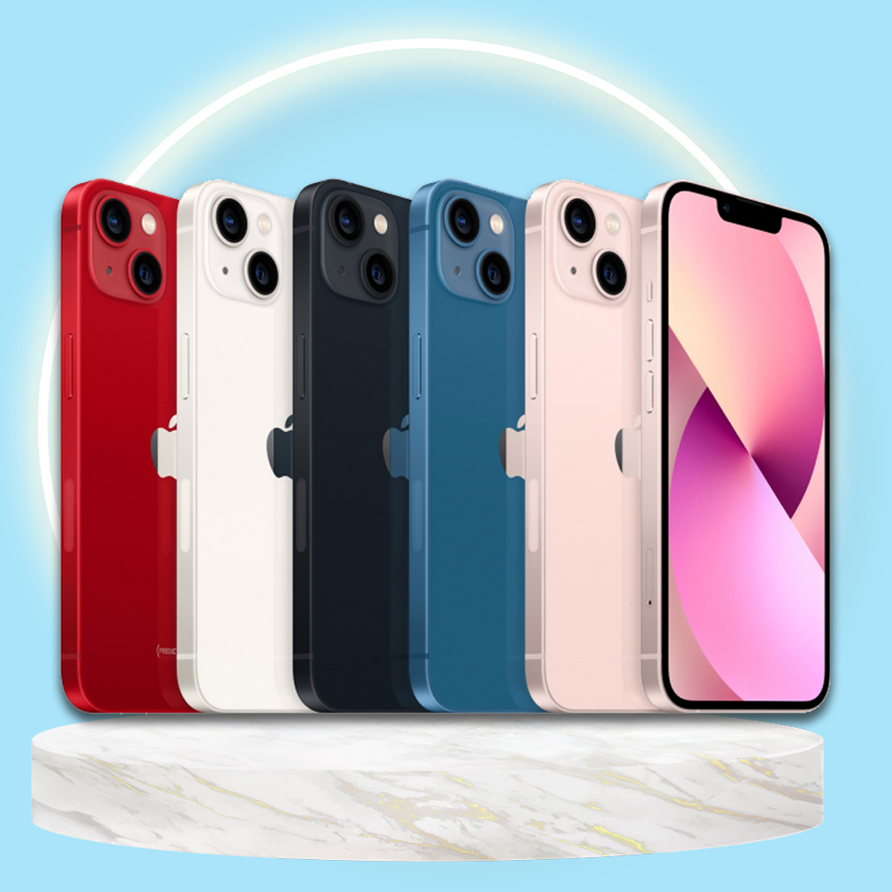 全新新機 APPLE iPhone 13 128GB/256GB 紅色/星光色/午夜色/藍色/粉紅色 蘋果手機 智慧型