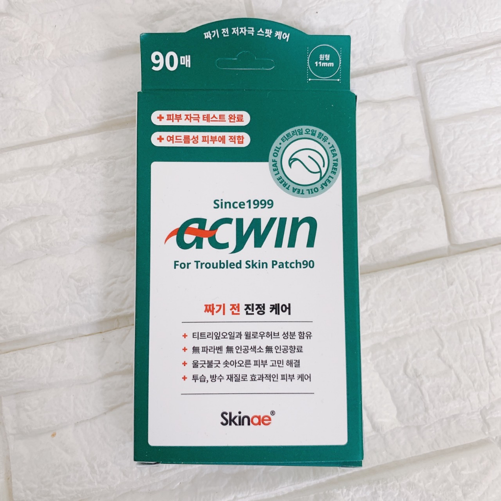 現貨(KK mart)韓國ACWIN 茶樹精油日夜替換痘痘貼90貼