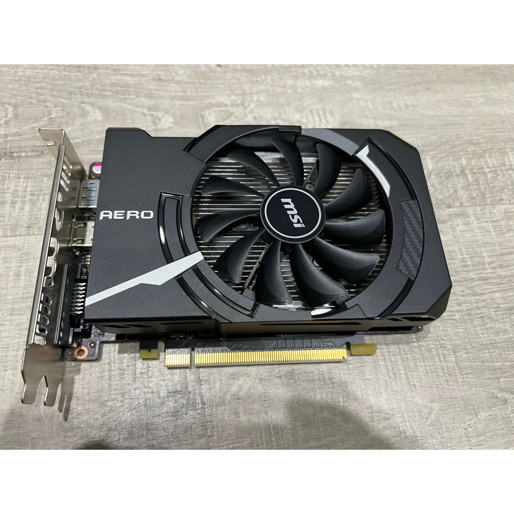 MSI 微星 GeForce GTX 1050 Ti AERO ITX 4G OCV1 保內 免插電 顯示卡 二手顯示卡