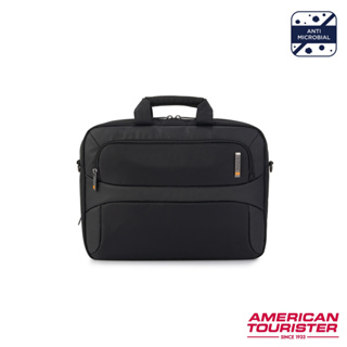 AT美國旅行者 AMERICAN TOURISTER筆電公事包/電腦包/手提包16吋 SEGNO 商務多功能抗菌_黑