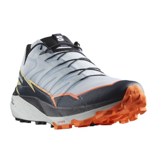 新品【Salomon】男 THUNDERCROSS 野跑鞋 #472952『石南灰/墨黑/橘』登山/健行/越野跑/