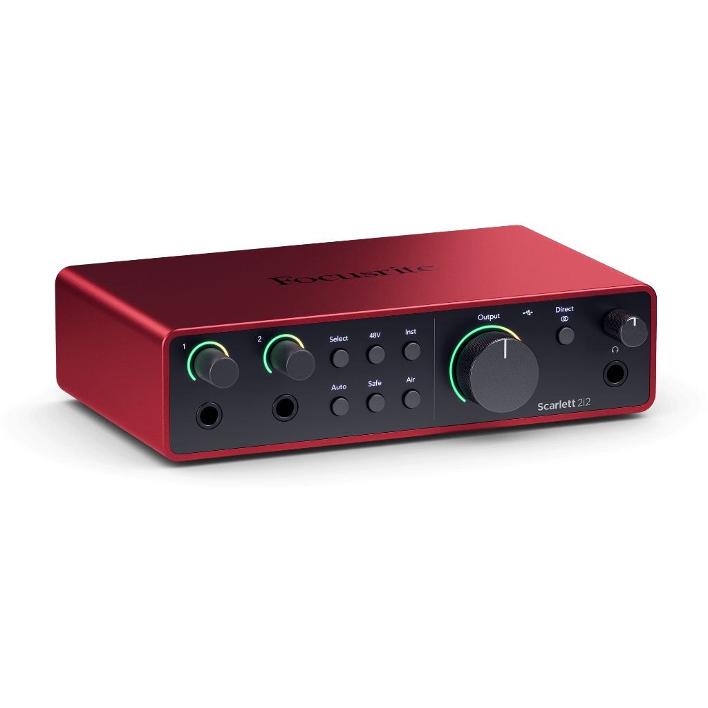 【標緻音響】Focusrite Scarlett 2i2 4th Gen USB錄音介面 全新第四代錄音介面 台灣公司貨