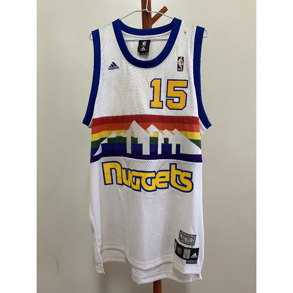 NBA 球衣達人 Anthony 甜瓜 安東尼 金塊 稀有 白彩虹 大彩虹 復古 90% L $12880