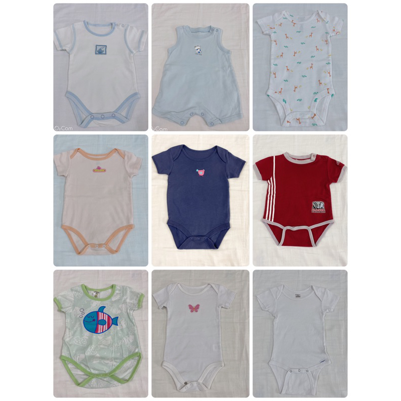 男寶女寶夏季包屁衣(品牌有Carter’s、onesies、mini coco等）