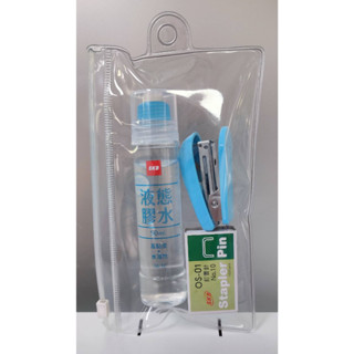 事務文具組 經濟實惠 超值回饋 膠水 訂書機 夾鏈收納袋 辦公好幫手 好愛買