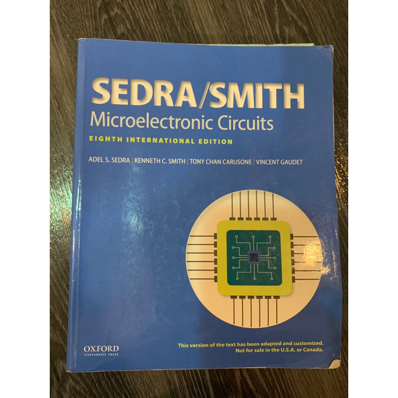 二手  電子學原文書 Microelectronic Circuits 8/e Sedra/Smith