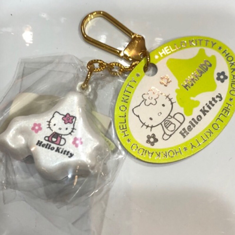 日本進口Hello Kitty北海道限定鐵製鈴鐺鑰匙圈