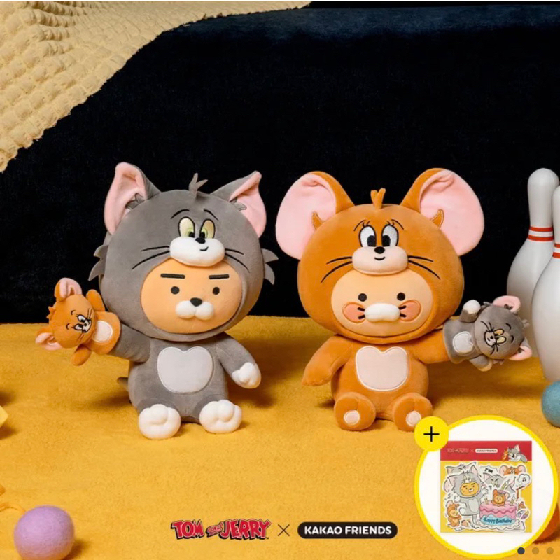 結單）KAKAO FRIENDS聯名 湯姆貓與傑利鼠 代購 AirPods Pro 2 耳機殼 玩偶 毛毯