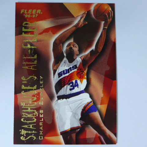 ~ Charles Barkley ~名人堂/惡漢/查爾斯·巴克利 1996年FLEER STACKHOUSE特殊卡