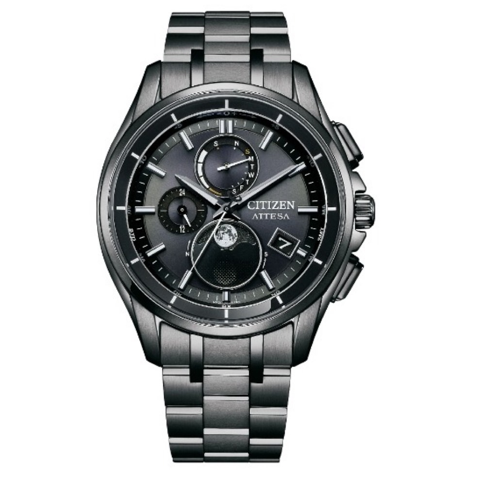 【CITIZEN 星辰】韋禮安配戴款 月相 超級鈦 萬年曆電波錶BY1006-62E 41.5mm 現代鐘錶
