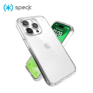 Speck iPhone 15 Pro 6.1/6.7吋 Presidio Perfect-Clear透明抗菌防摔保護殼