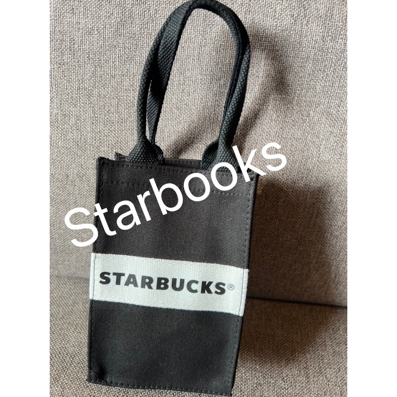 星巴克黑品牌經典隨行杯袋starbucks