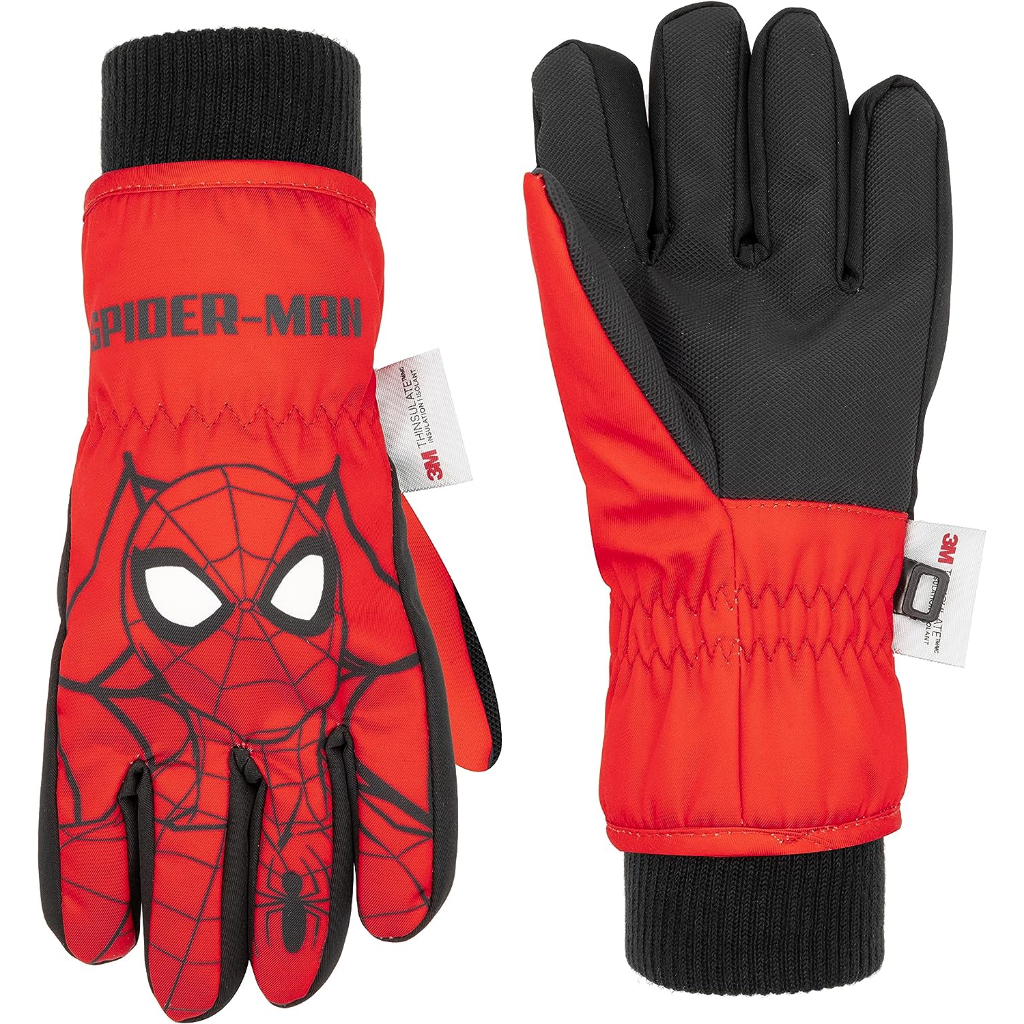 預購 兒童 4-10歲❤️正版❤️美國專櫃 3M X 迪士尼 蜘蛛人 蜘蛛俠 防水手套 滑雪 戶外活動 保暖 手套