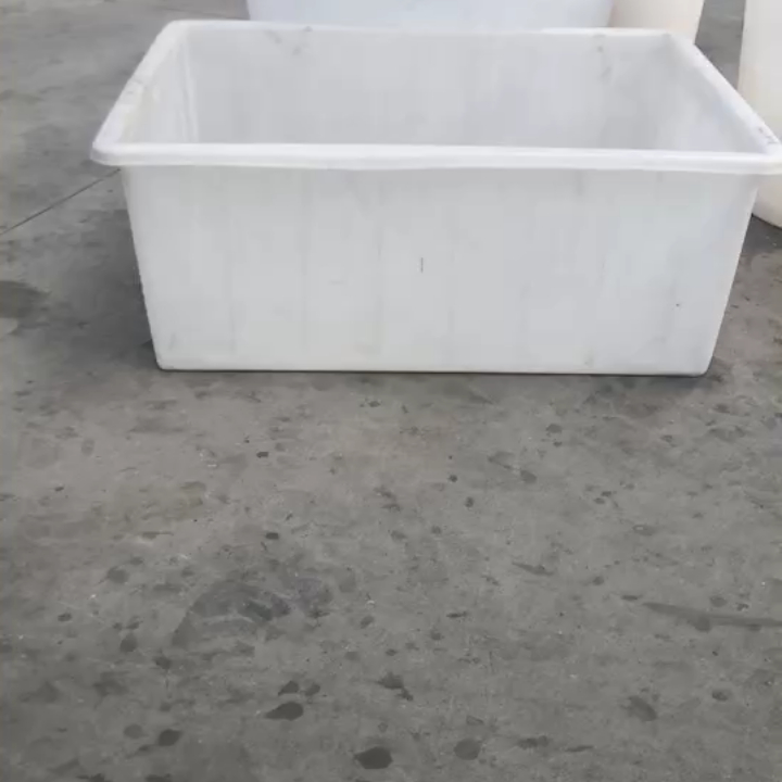 塑料桶 蓄水桶 超大容量 加厚pe牛筋塑料水箱長方形家用水產養殖箱養魚養龜淺盆儲水周轉箱
