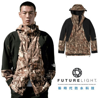 【北臉 The North Face】送》男 款ICON防風連帽防水外套 登山風雨衣 衝鋒衣 運動風衣_4R52